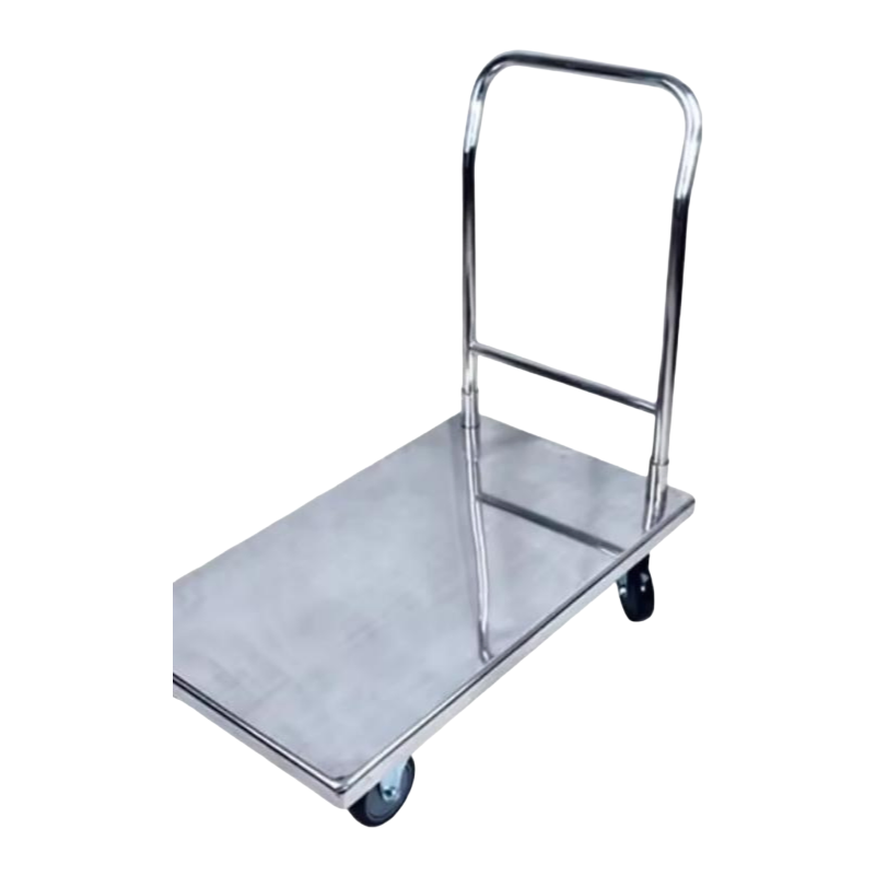 Industrial Grade Four-Wheel Stainless Steel Trolley for Hotel Restaurant Kitchen