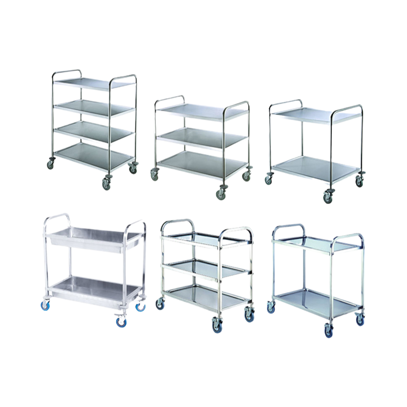 CE and ISO Certified Commercial Kitchen Cart with 0.8-1.2mm Thickness and Foldable Design