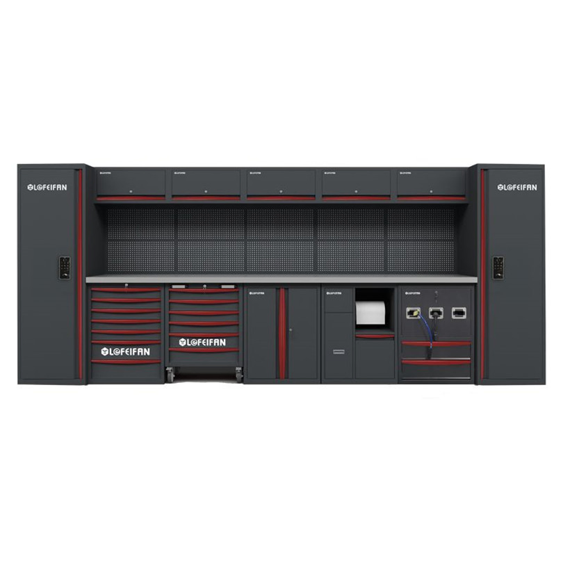 Professional Tool Storage Cabinet with Powder Coated Finish and Swivel Casters
