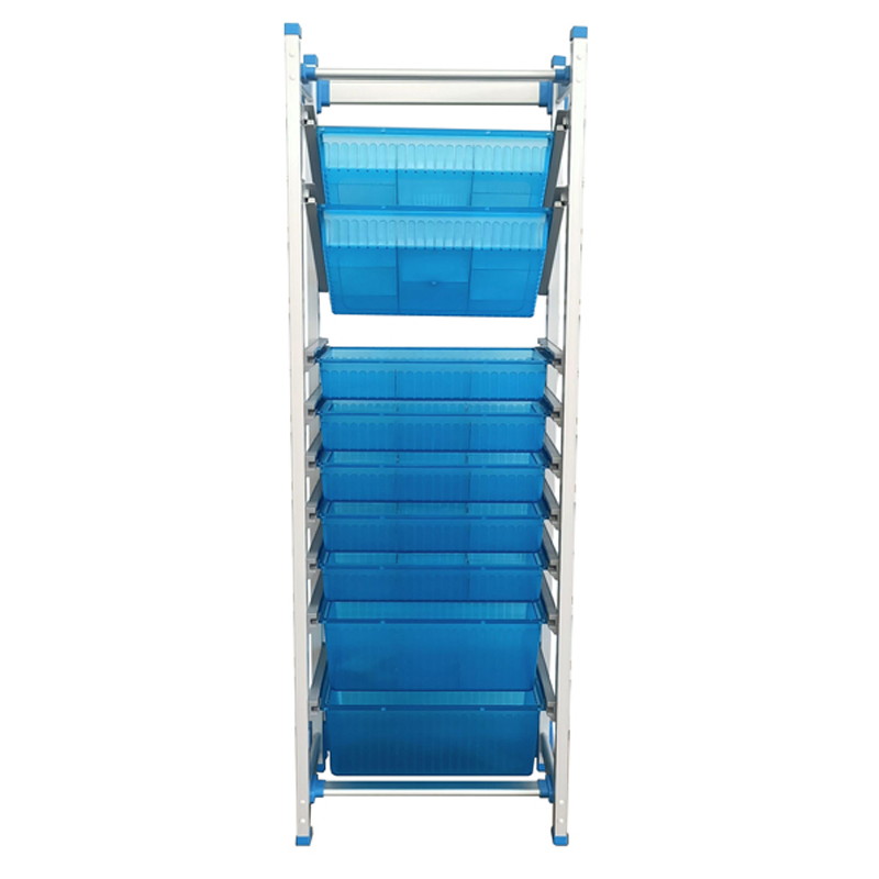 Antimicrobial Medical Trolley Shelf for Efficient Medicine Organization in Clinics