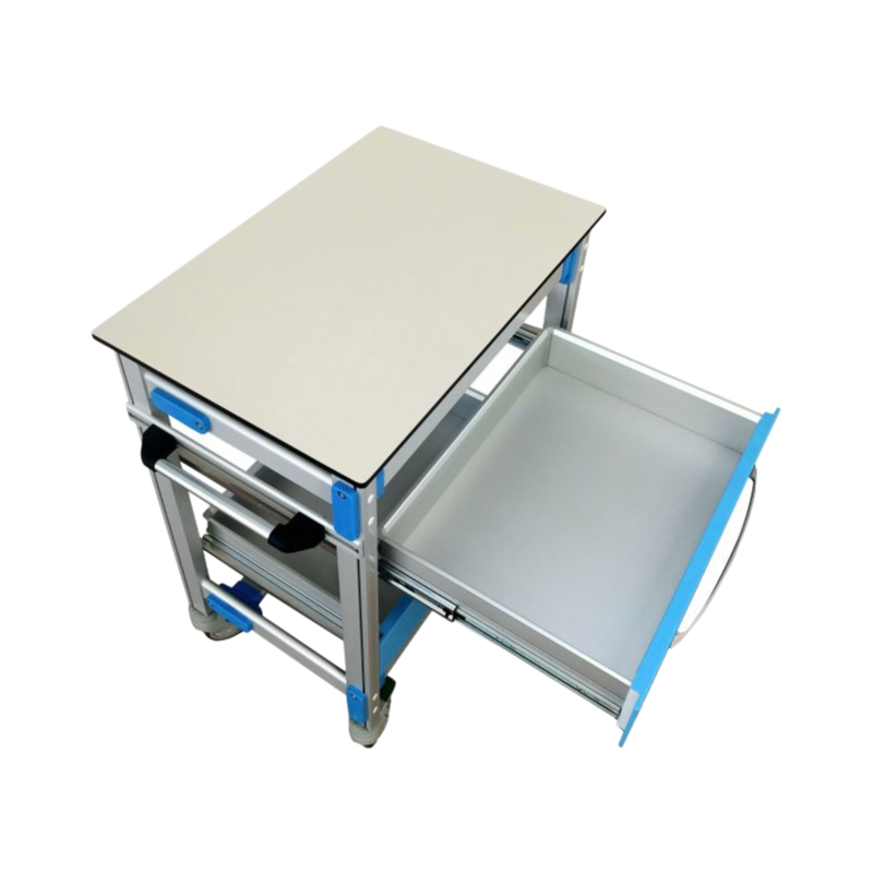 Wholesale Customized Hospital Medicine Trolley ISO Certified Medical Instrument Cart with Aluminum Alloy Drawers & Braked Casters