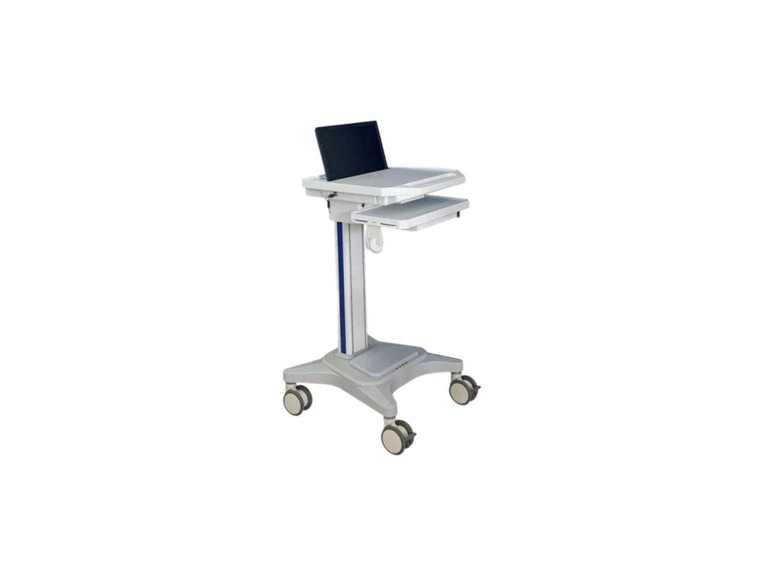 Supply Hospital Ultrasonic Trolley (Model CY09) with Adjustable Accessories, Sliding Mouse Tray & Carton Packing