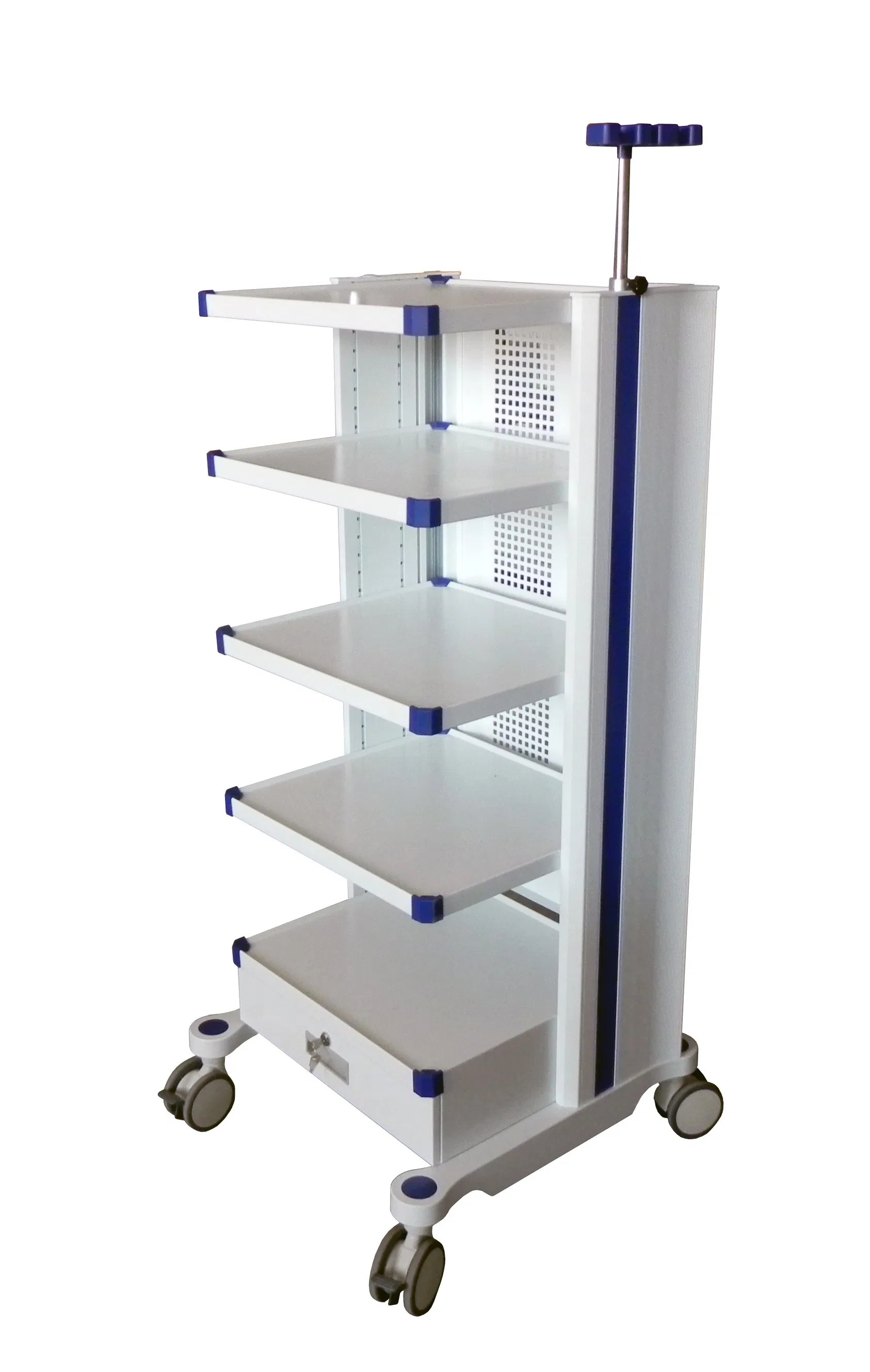 4-5 Layer Adjustable Height Endoscope Medical Cart for Hospital Operating Room