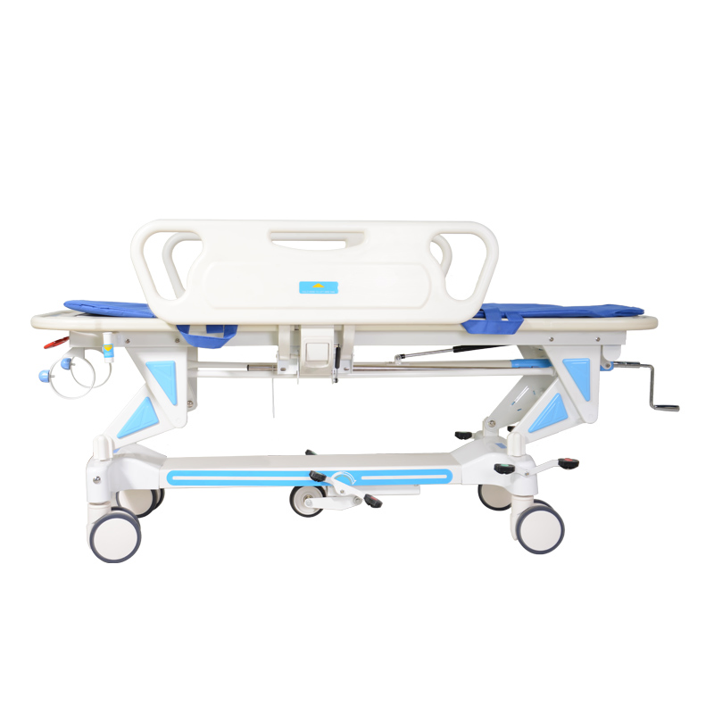 Hydraulic Adjustable Emergency Stretcher Trolley for Trauma Center Patient Transfer