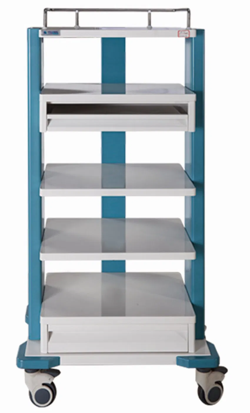 Factory Wholesale Customized Instrument Medical Cart - Stainless Steel Medical Trolley for Hospital Emergency Nursing