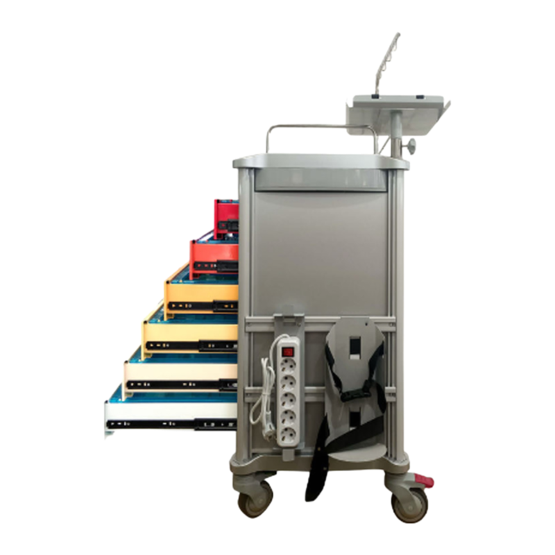 Factory Supply Customizable N6 Series Emergency Medical Trolley with Drawers for Hospital Crash Cart Solutions