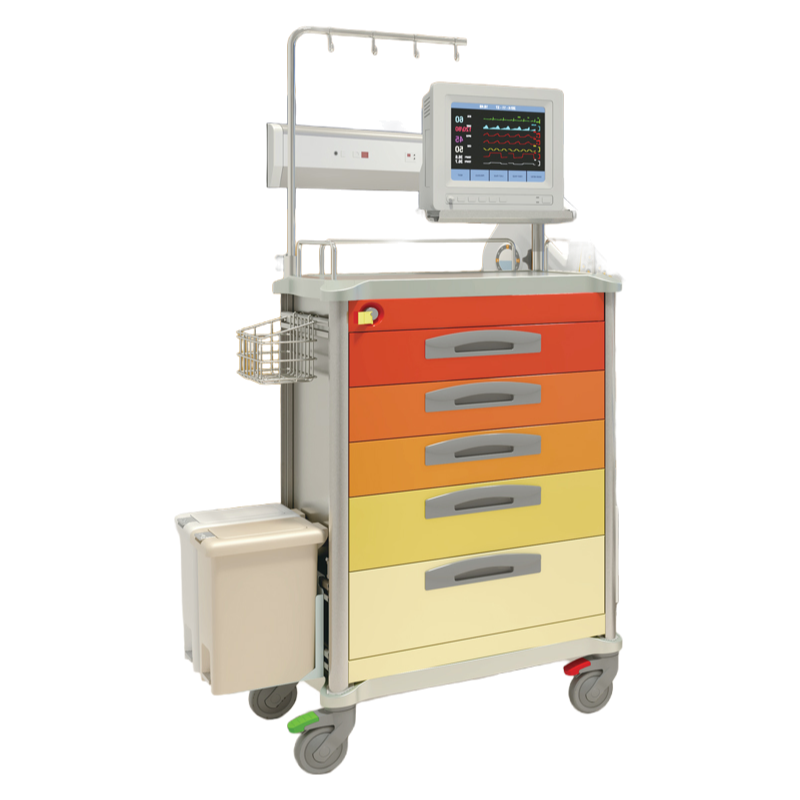Factory Supply Customizable N6 Series Emergency Medical Trolley with Drawers for Hospital Crash Cart Solutions