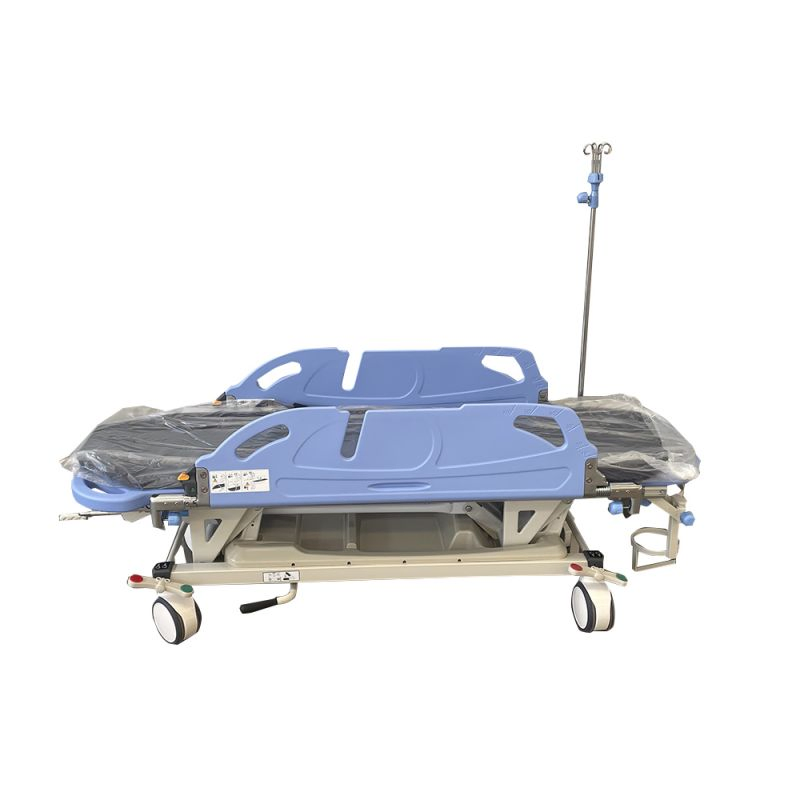 JDC-ZY115 Hospital Stretcher Trolley with Adjustable Height 510-850mm for Patient Transport