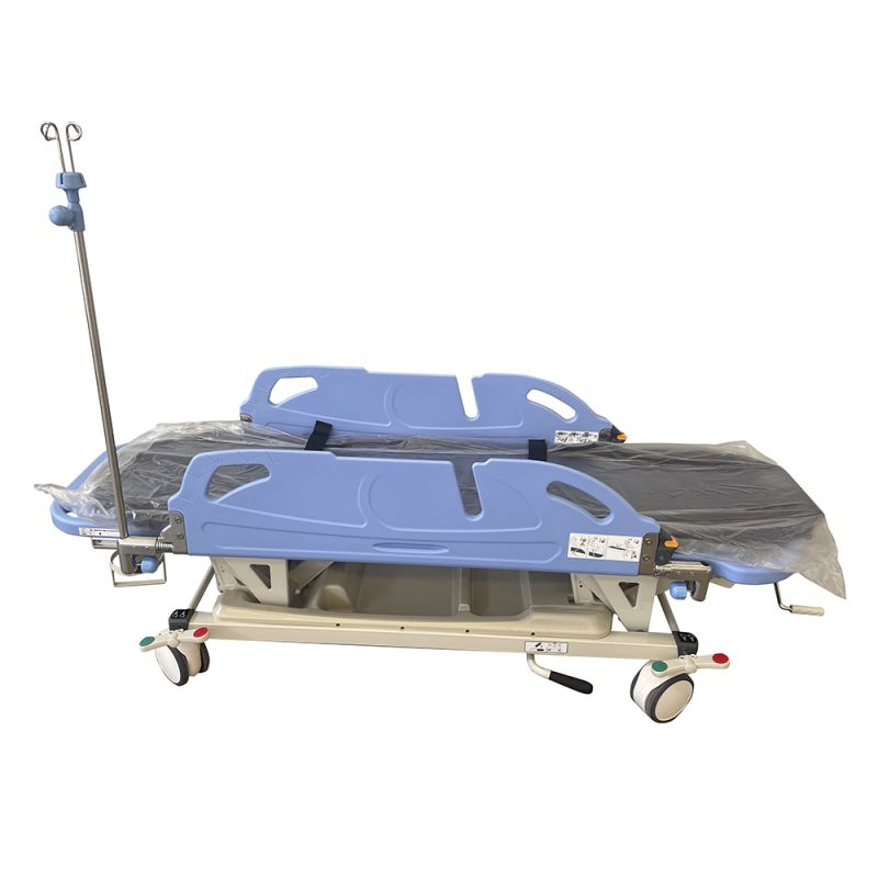 JDC-ZY115 Hospital Stretcher Trolley with Adjustable Height 510-850mm for Patient Transport