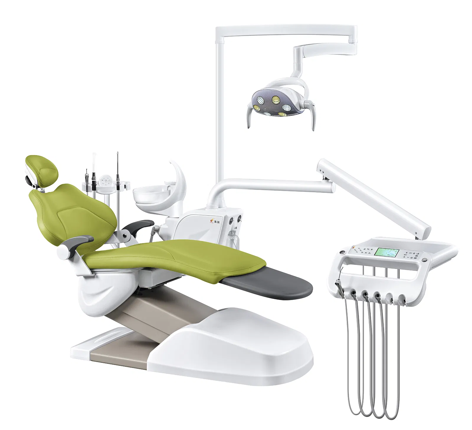 Premium Dental Chair Unit HY-F3 - Ergonomic Clinic Equipment with LED Surgical Light