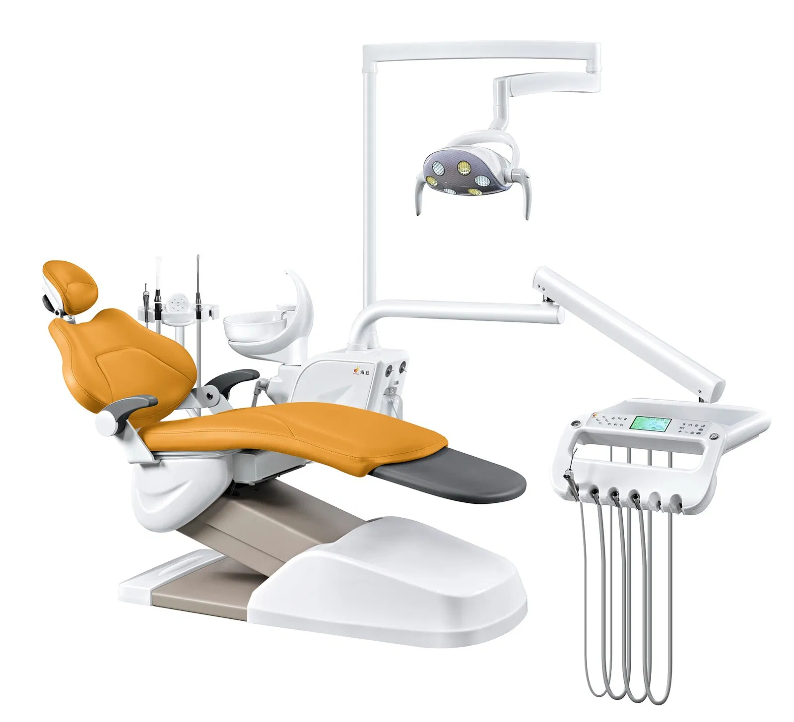 Premium Dental Chair Unit HY-F3 - Ergonomic Clinic Equipment with LED Surgical Light