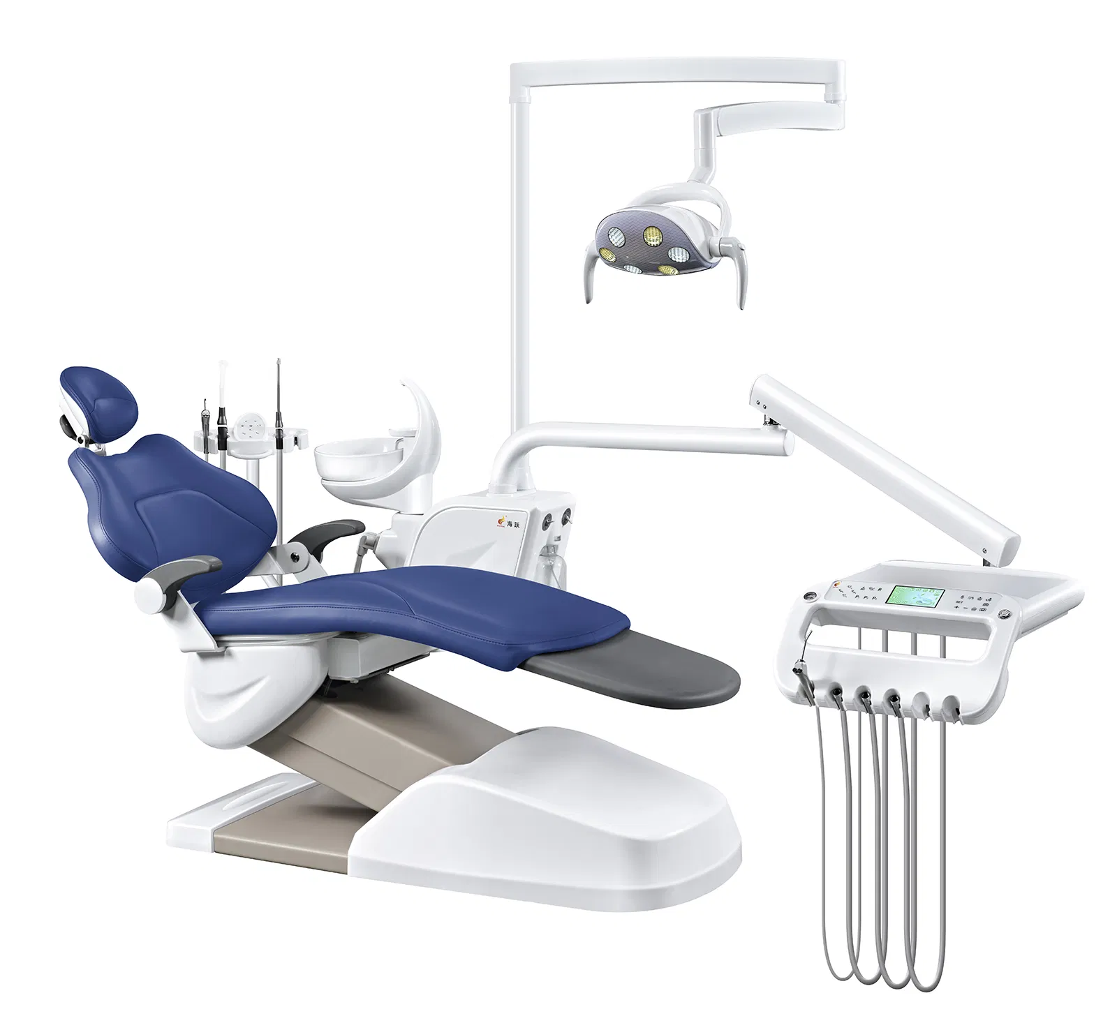 Premium Dental Chair Unit HY-F3 - Ergonomic Clinic Equipment with LED Surgical Light