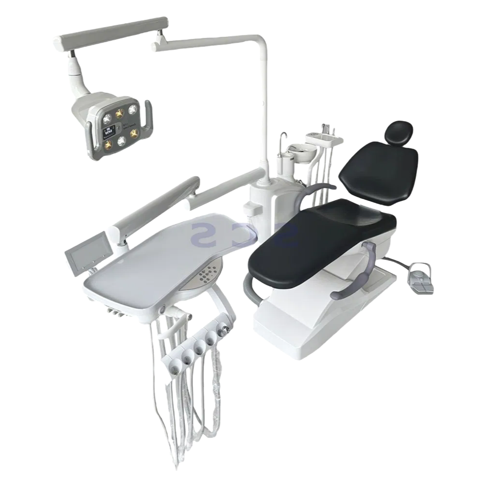SCS-180 Economic Dental Unit Chair for Clinic - ISO/CE Certified Electric Dental Equipment