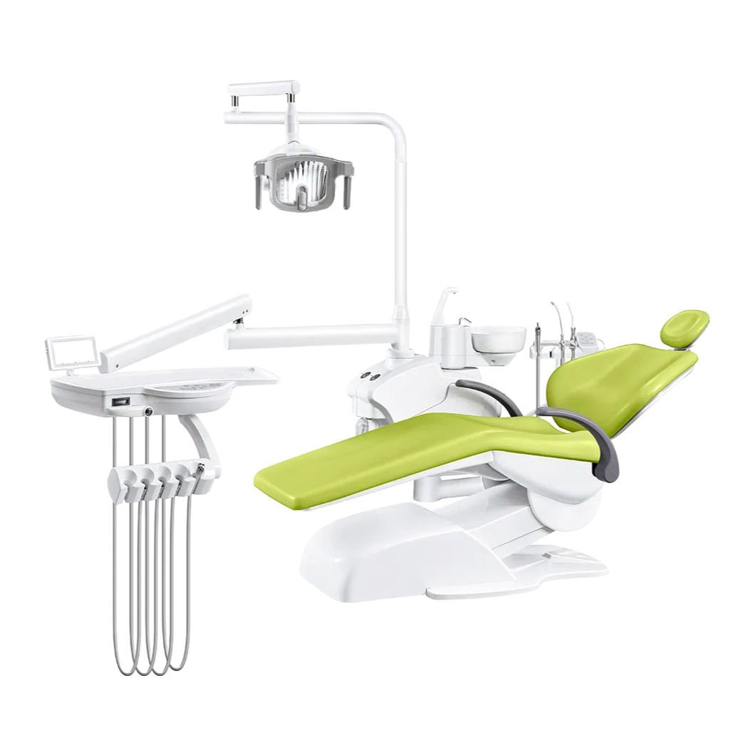 Professional CE & FDA Approved Electric Dental Chair Unit with LED Operation Light and Multi-Function Foot Control