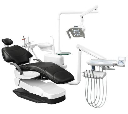 Premium Leather Dental Chair Unit KJ-918 with Aluminum Frame - ISO/CE Certified Dental Equipment
