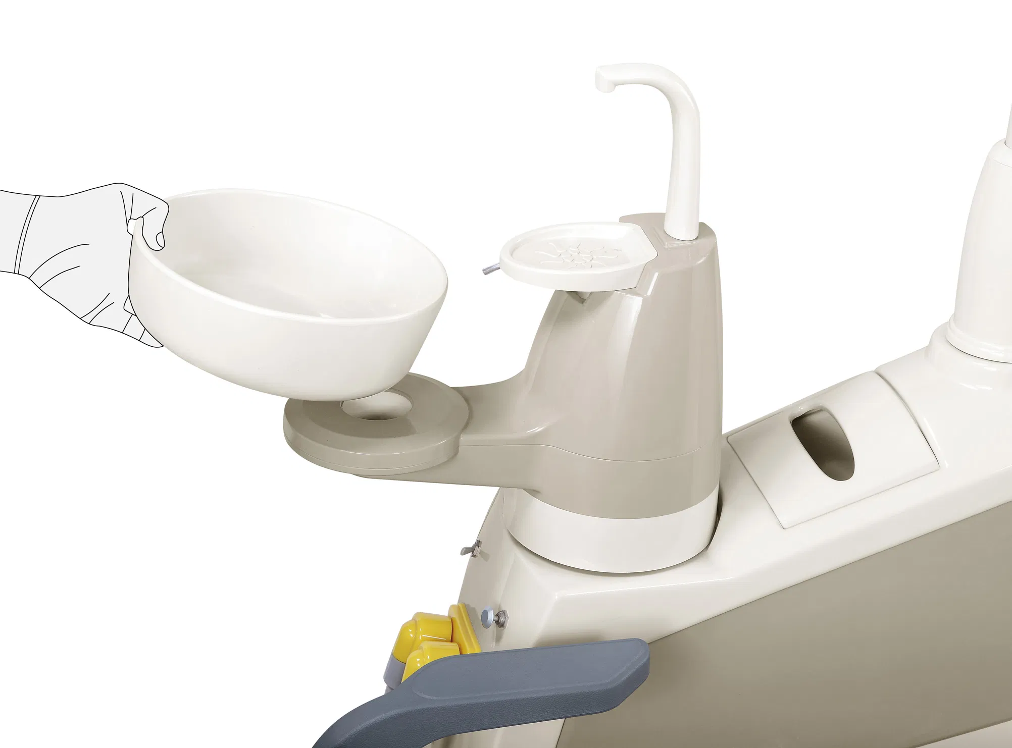 Professional Dental Chair Unit with LED Light for Dental Clinics - CY-350 Model