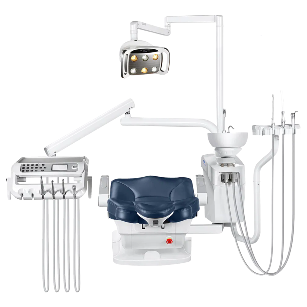 Professional Electric Dental Chair with LED Light - SCS 600 Model for Hospital & Clinic Use