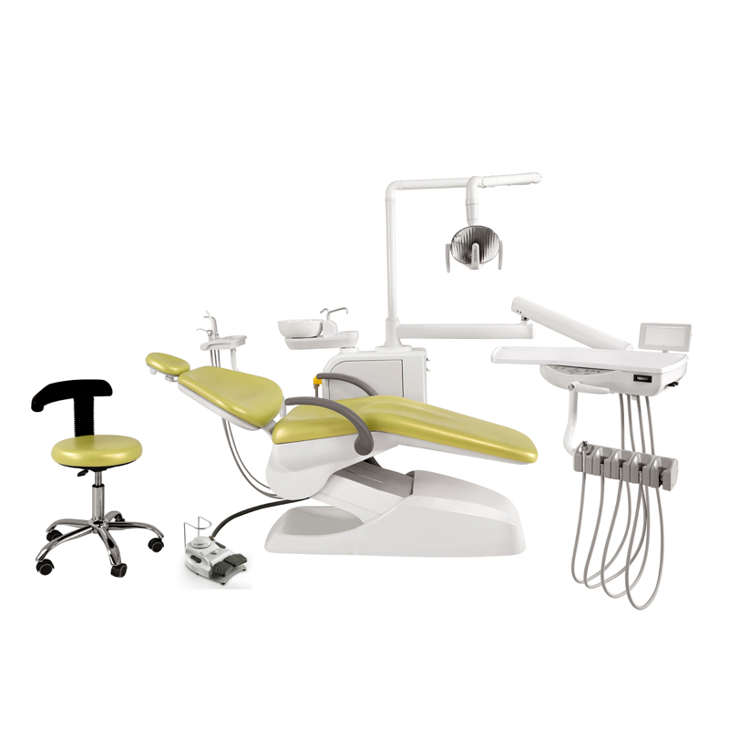 2025 New Portable LED Dental Chair Unit with Aluminum Frame - Economical Prosthodontics Equipment