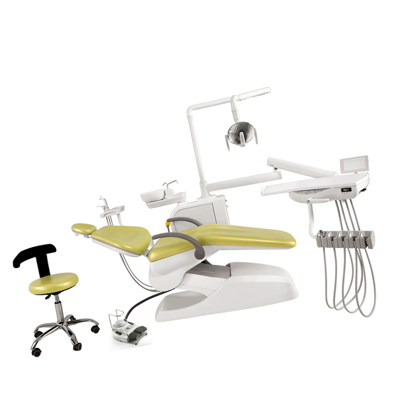 2025 New Portable LED Dental Chair Unit with Aluminum Frame - Economical Prosthodontics Equipment