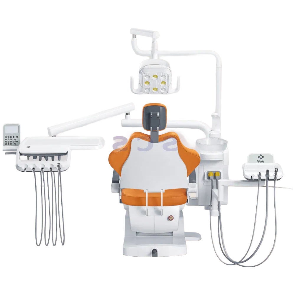 ST-D307 Professional Dental Chair Unit with LED Light and Multi-Function Control System