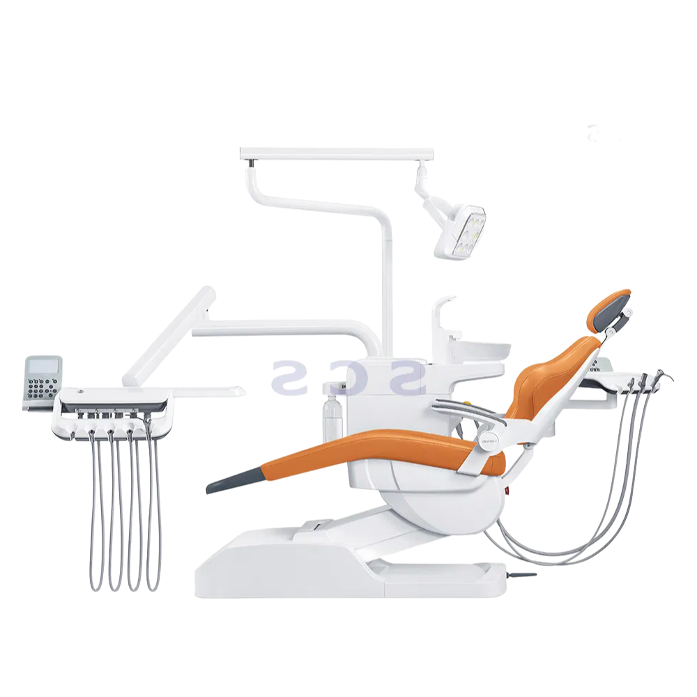 ST-D307 Professional Dental Chair Unit with LED Light and Multi-Function Control System