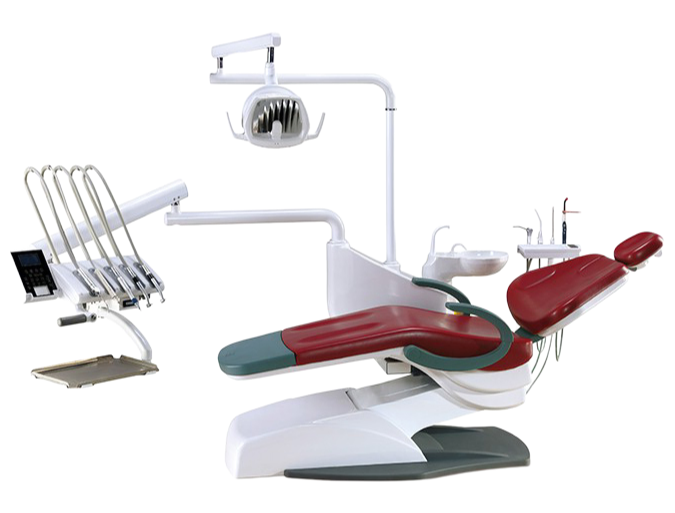 Factory Direct Cheap Dental Chair DU-327 - Customizable Dental Equipment with LED Operation Lamp, Built - in X - film Viewer & Water Heating System
