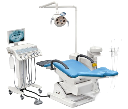Factory Direct Cheap Dental Chair DU-327 - Customizable Dental Equipment with LED Operation Lamp, Built - in X - film Viewer & Water Heating System