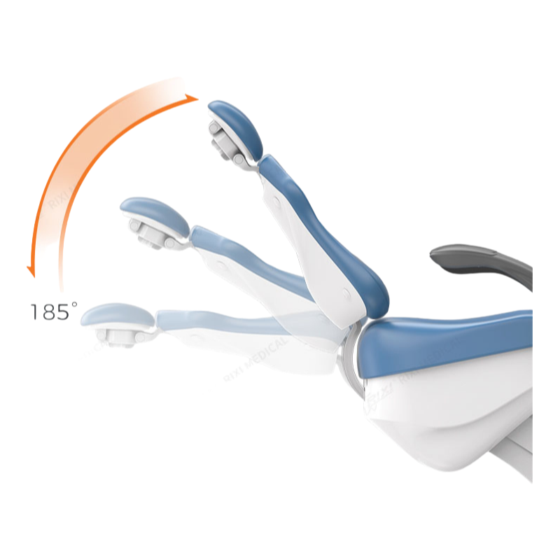 Customizable Electric Dental Chair with PU Cushion and Adjustable LED Light Source 8000-45000Lux