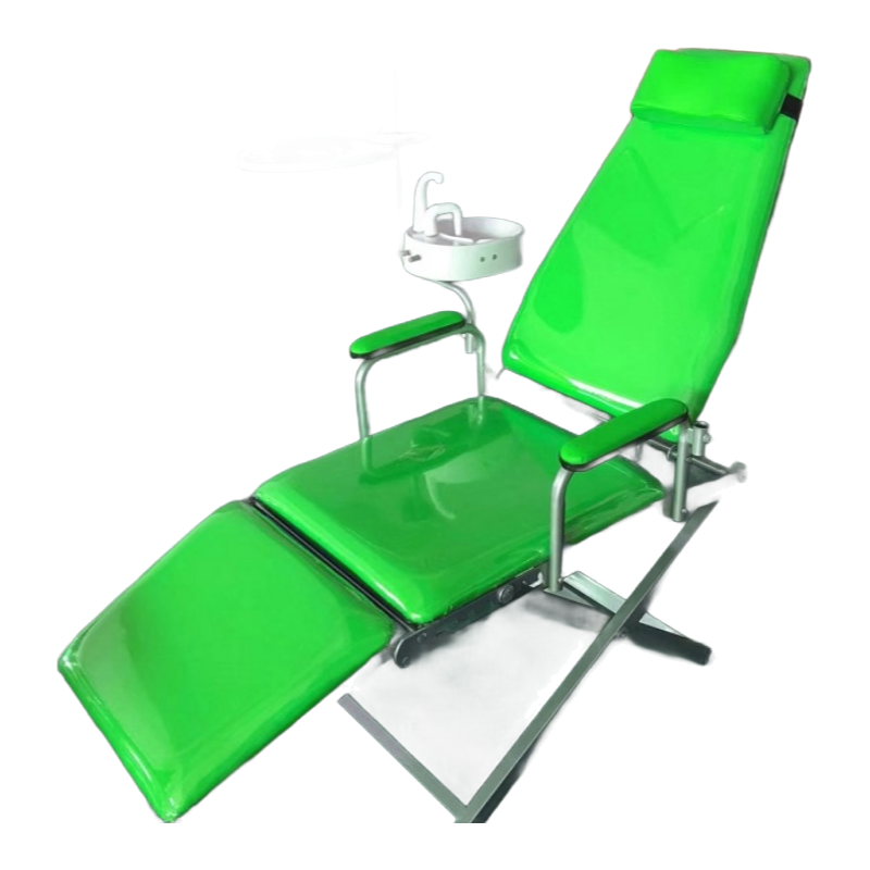 Lightweight Mobile Dental Chair with 135kg Loading Capacity and No External Energy Requirement