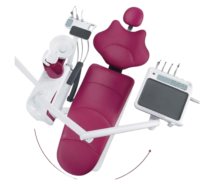 China Factory DENTAL CHAIR CY - S300 with Halogen/LED Light, Blue/Yellow/Green/Red Color, Oral Surgery Dental Unit Supply