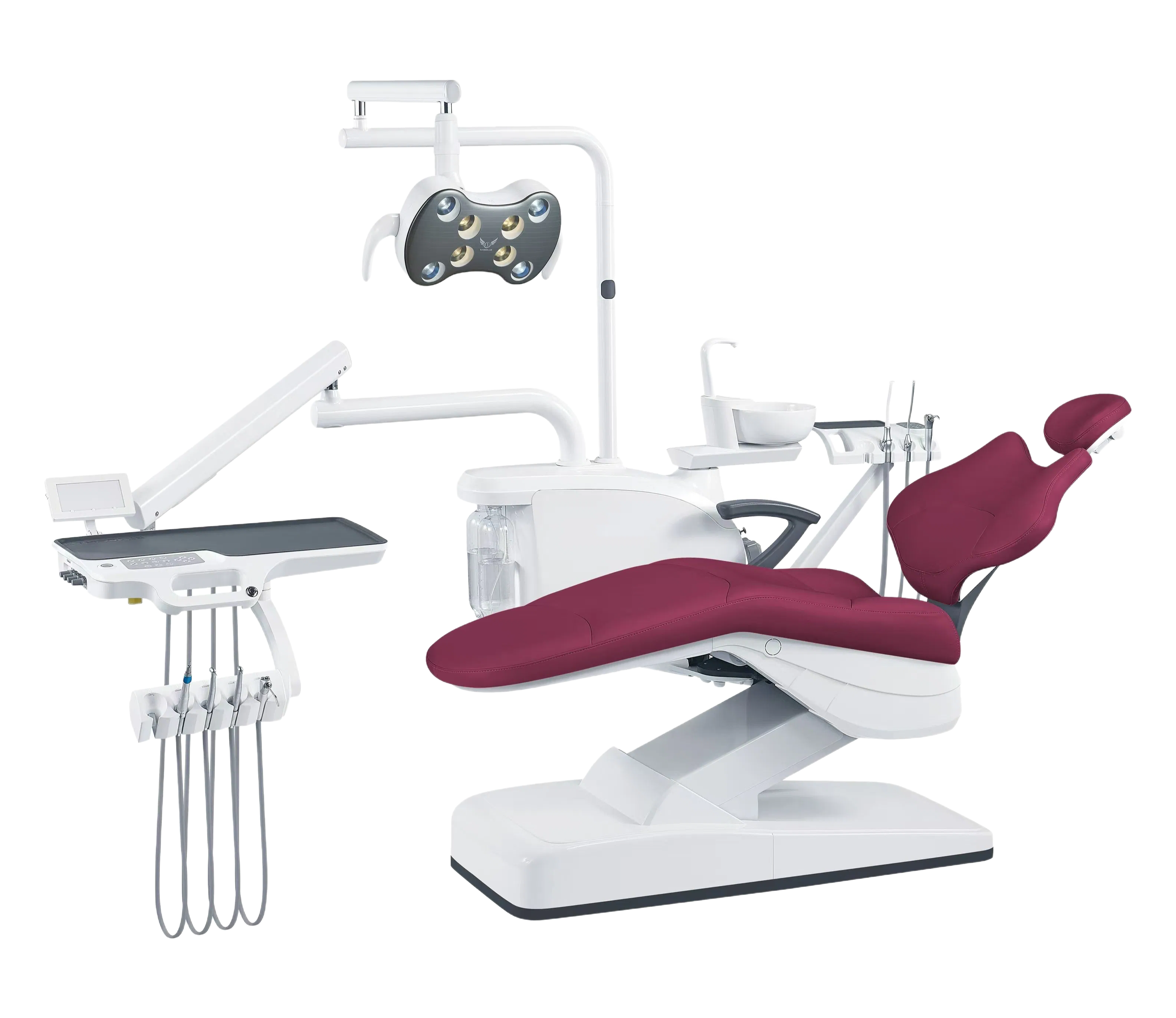 China Factory DENTAL CHAIR CY - S300 with Halogen/LED Light, Blue/Yellow/Green/Red Color, Oral Surgery Dental Unit Supply
