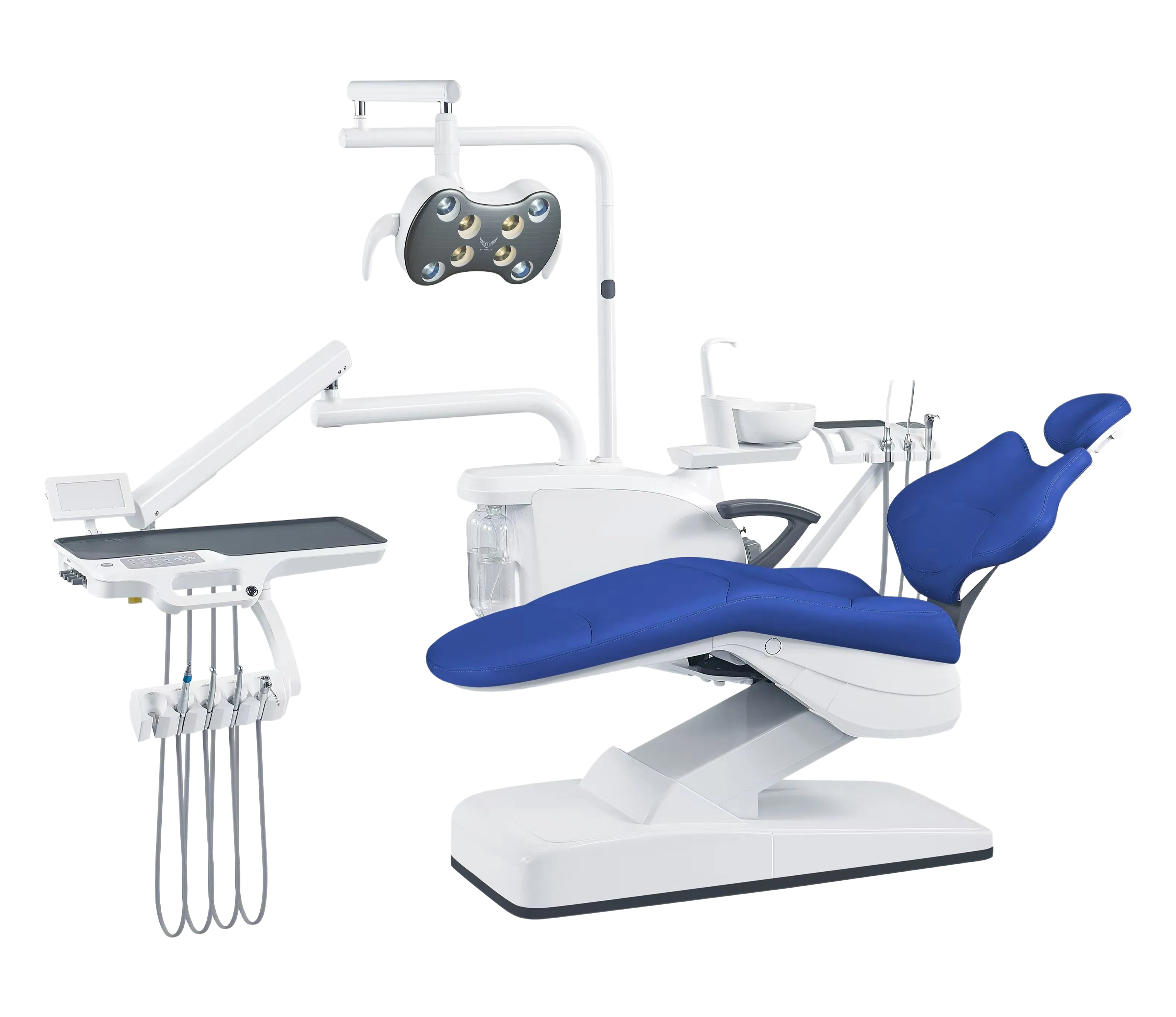 China Factory DENTAL CHAIR CY - S300 with Halogen/LED Light, Blue/Yellow/Green/Red Color, Oral Surgery Dental Unit Supply