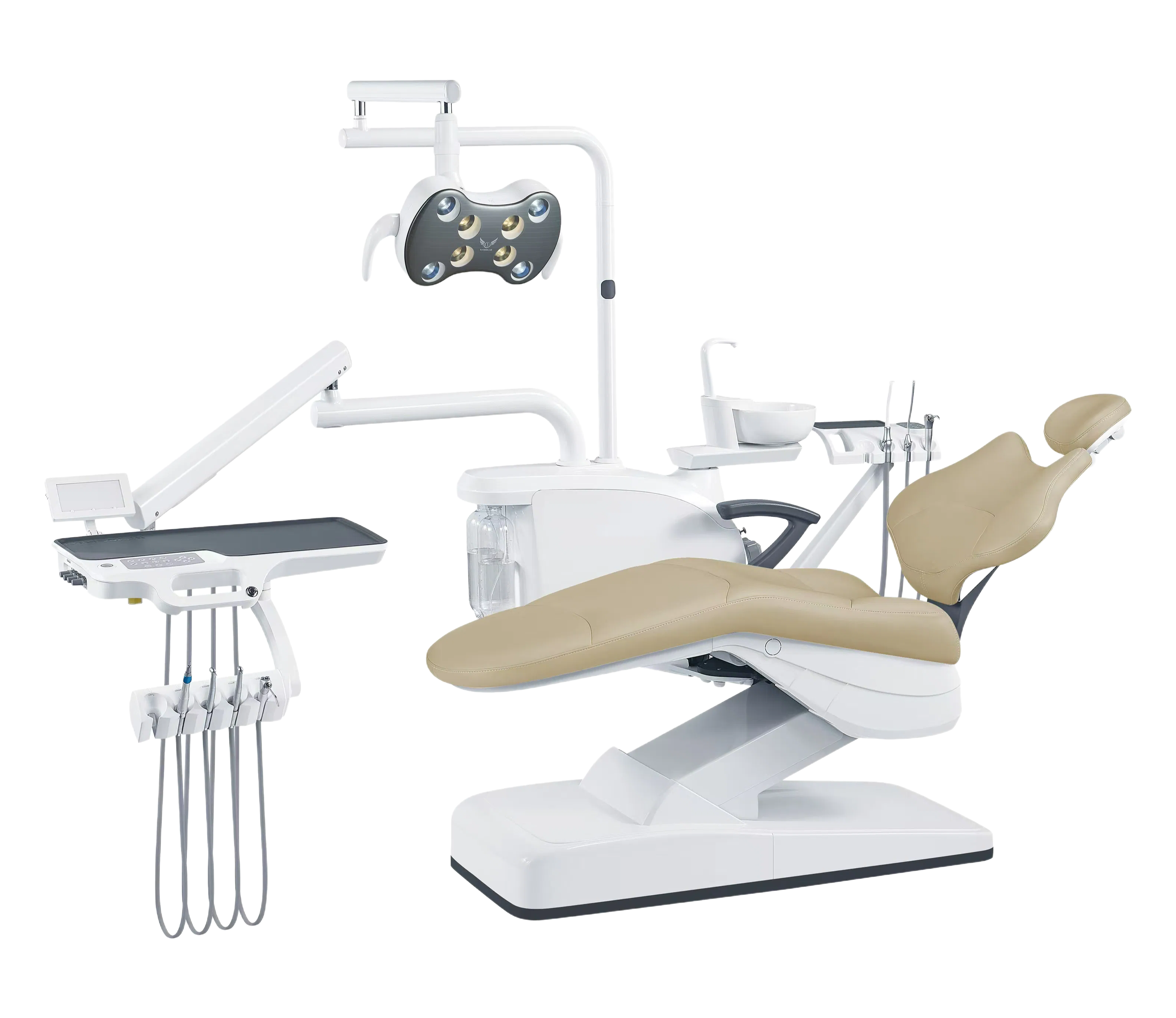 China Factory DENTAL CHAIR CY - S300 with Halogen/LED Light, Blue/Yellow/Green/Red Color, Oral Surgery Dental Unit Supply