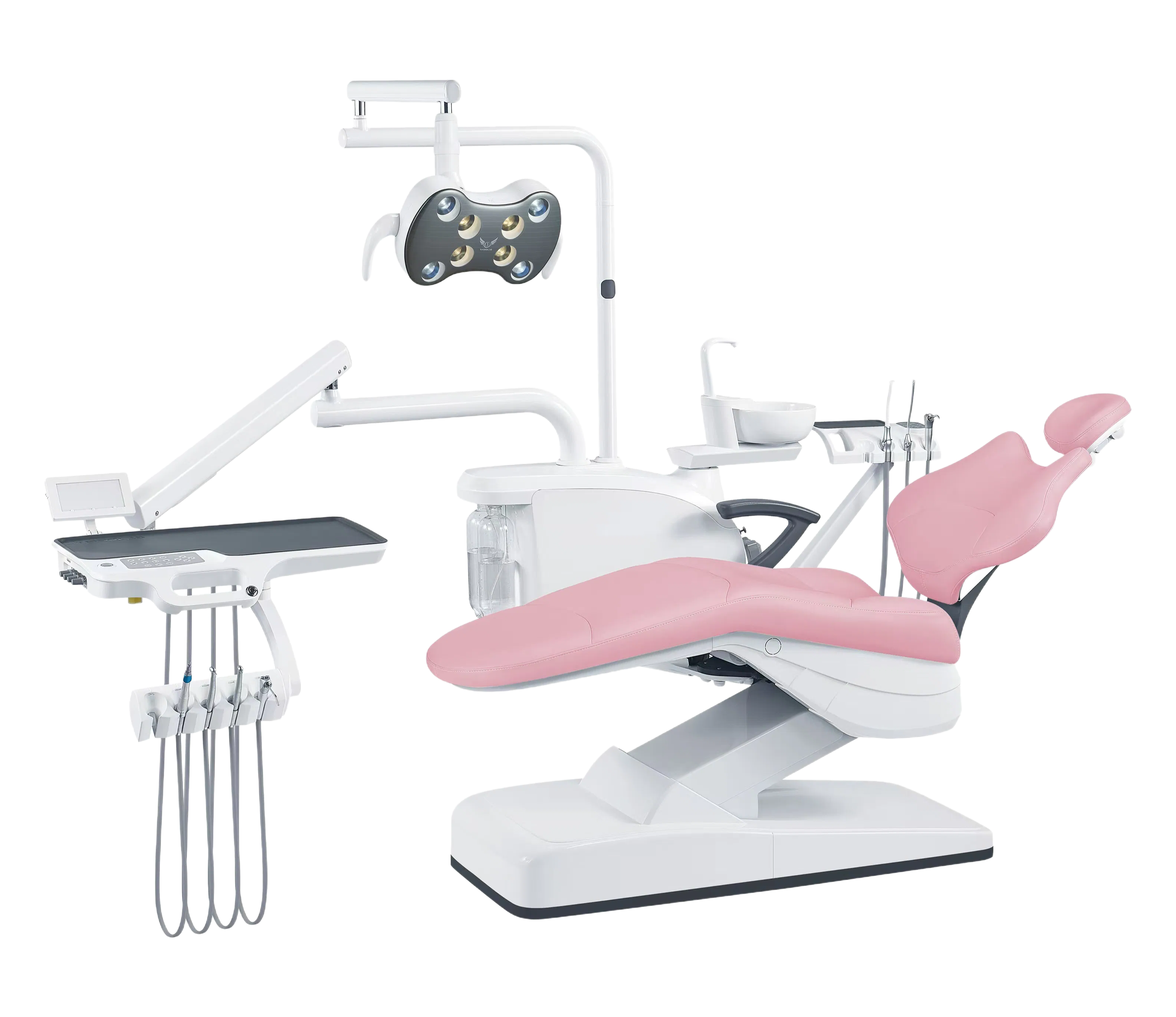 China Factory DENTAL CHAIR CY - S300 with Halogen/LED Light, Blue/Yellow/Green/Red Color, Oral Surgery Dental Unit Supply