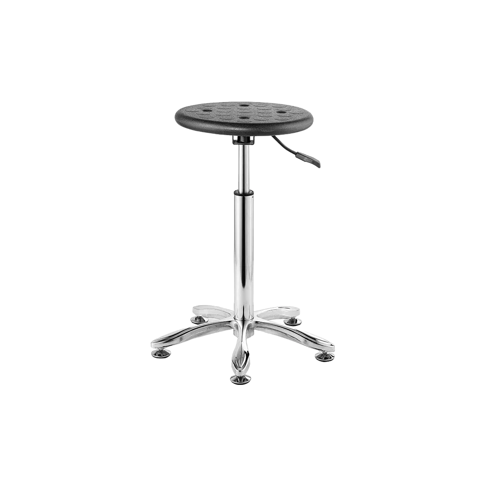 Wholesale Customizable PU Stool with Swivel Casters SJ207 Model for Commercial Spaces