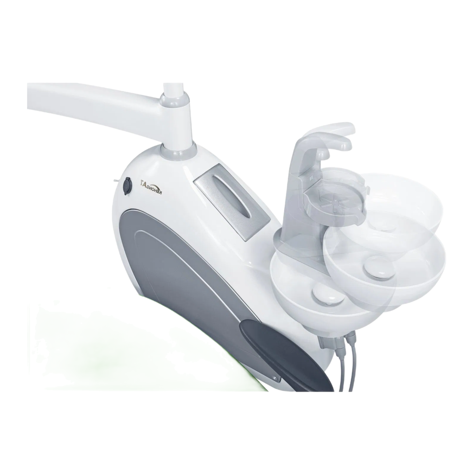 High-End Integral Dental Unit Equipment with Rotatable Spittoon and Comfortable Cushion