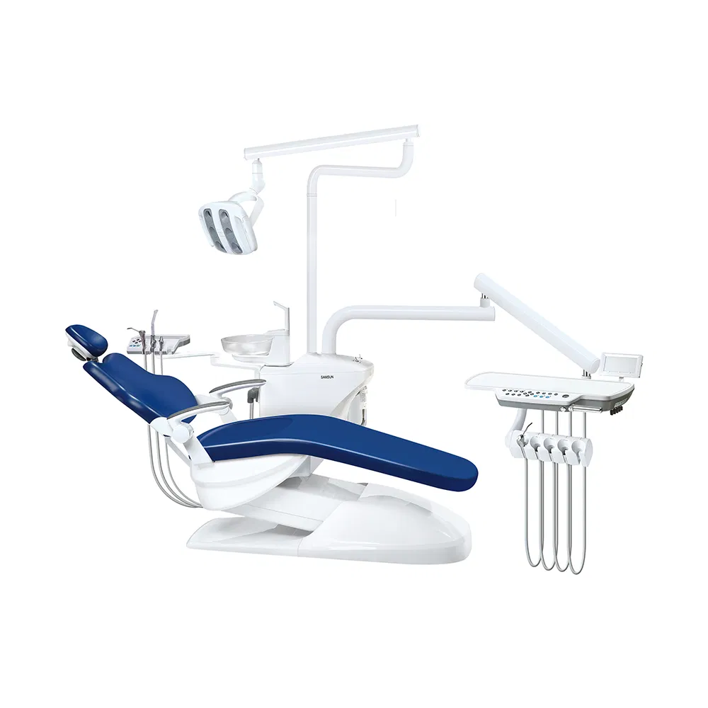 Professional Dental Chair S620 with Integrated Circuit Board and Rotatable Glass Spittoon