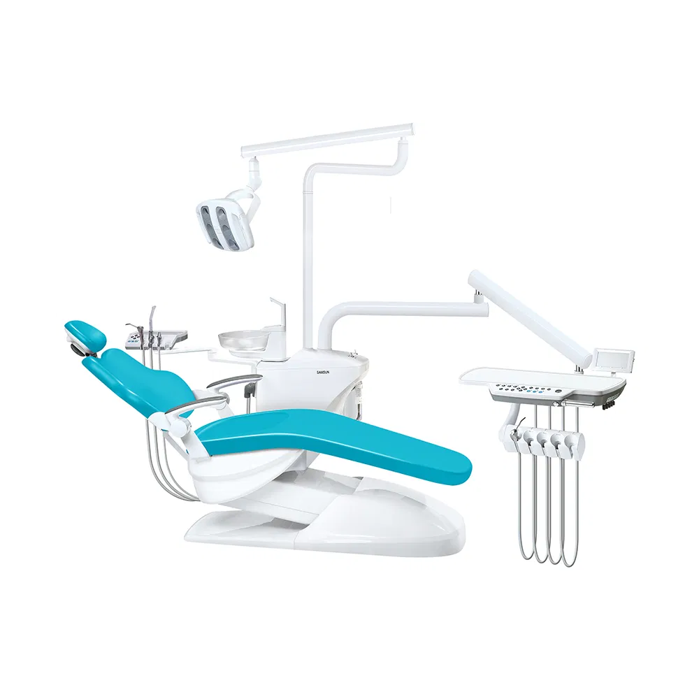Professional Dental Chair S620 with Integrated Circuit Board and Rotatable Glass Spittoon