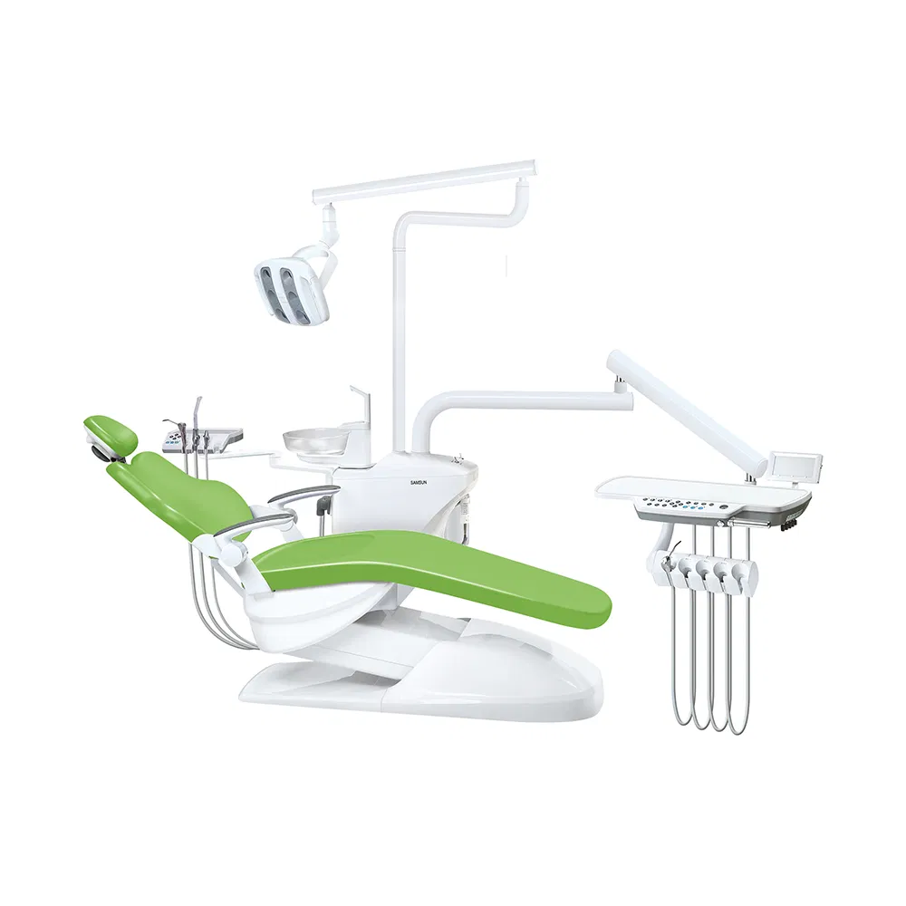 Professional Dental Chair S620 with Integrated Circuit Board and Rotatable Glass Spittoon