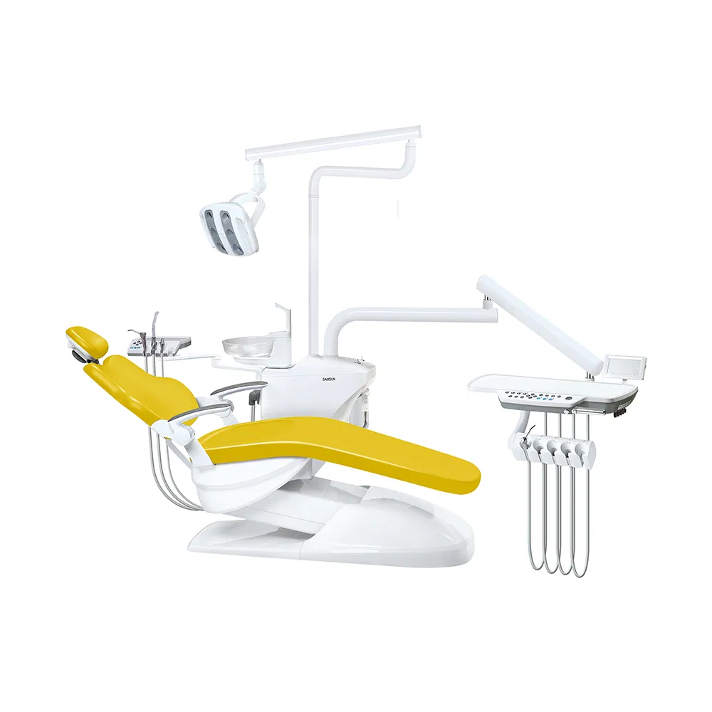 Professional Dental Chair S620 with Integrated Circuit Board and Rotatable Glass Spittoon