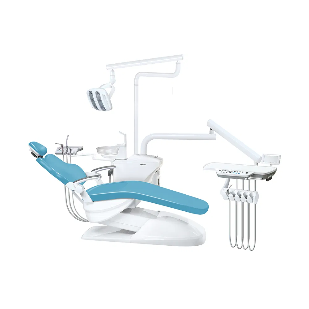 Professional Dental Chair S620 with Integrated Circuit Board and Rotatable Glass Spittoon