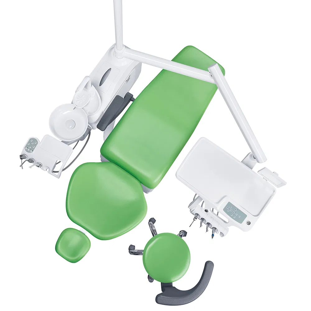 GD-S200 Electric Dental Chair Unit Manufacturer - CE/FDA Certified Three-Function Dental Equipment
