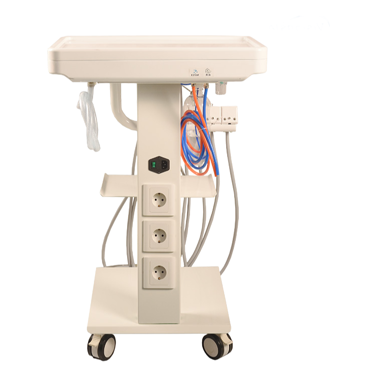 Compact Mobile Dental Chair Unit SJD-A029 with Air/Water Syringe and Foot Control