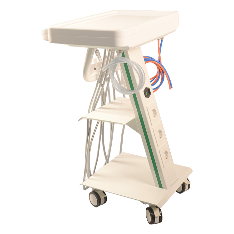 Compact Mobile Dental Chair Unit SJD-A029 with Air/Water Syringe and Foot Control