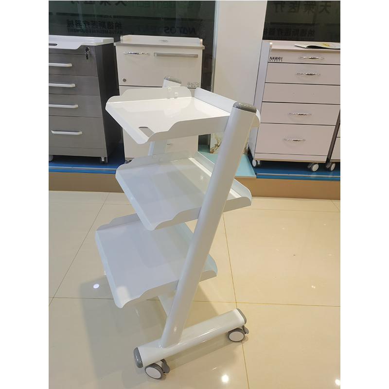 Stainless Steel Dental Equipment Cart LK-W11 with Antiseptic Coating for Medical Use
