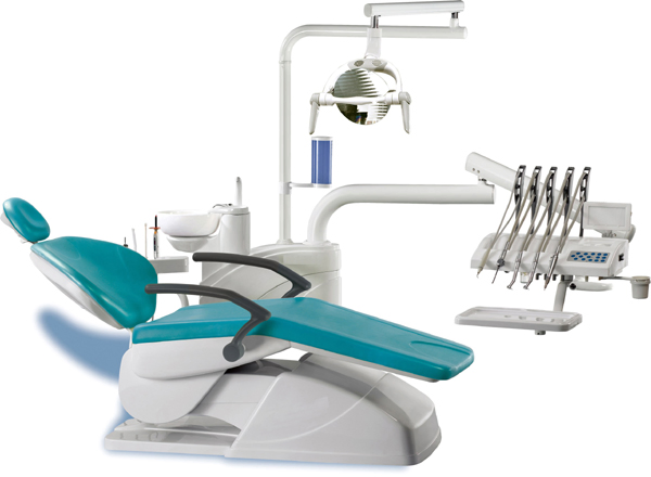 DT638B Hades Top Type Dental Unit with LED Film Viewer and Thermostatic Water Heating System