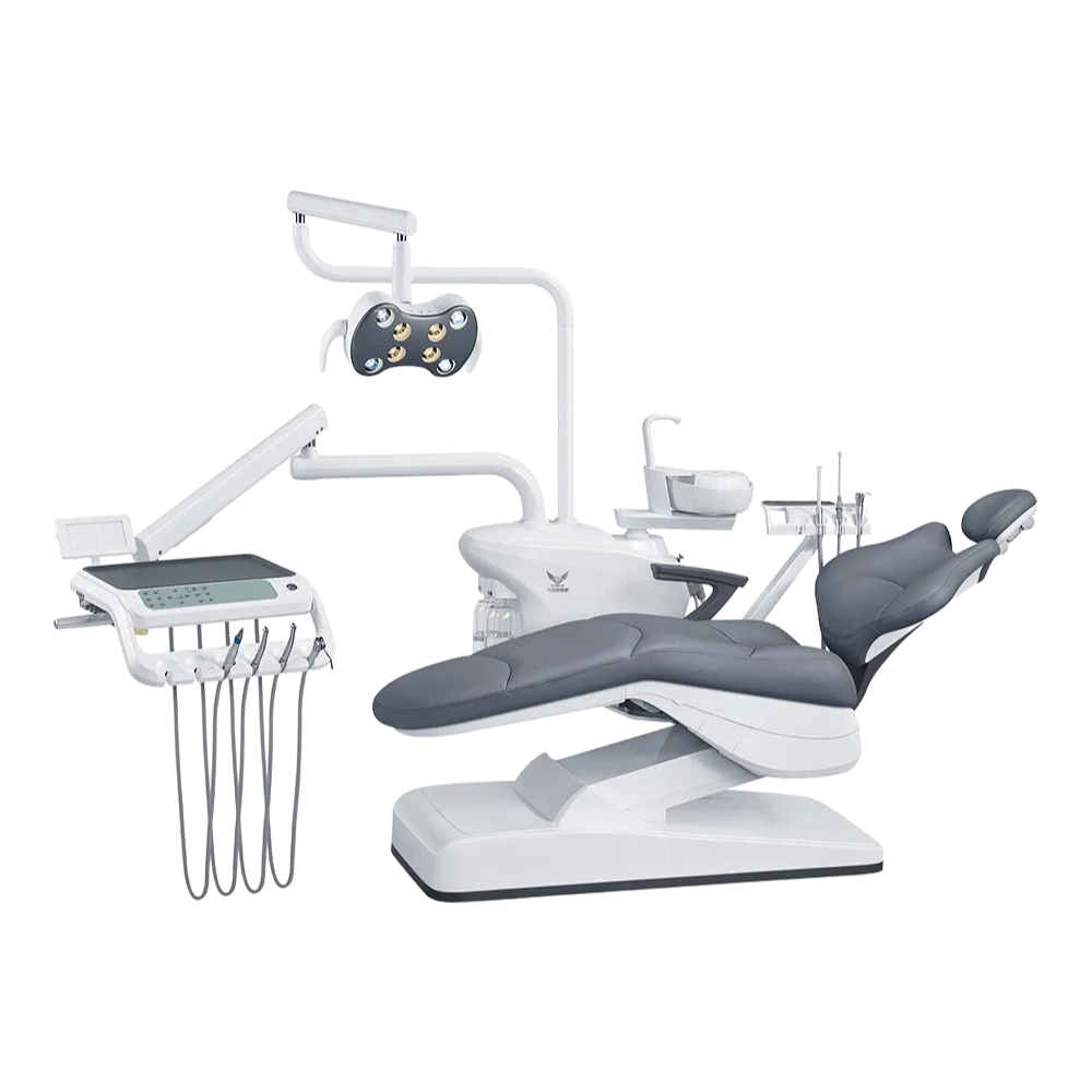 Professional Dental Unit with Rotatable Spittoon & Built-in X-ray Viewer
