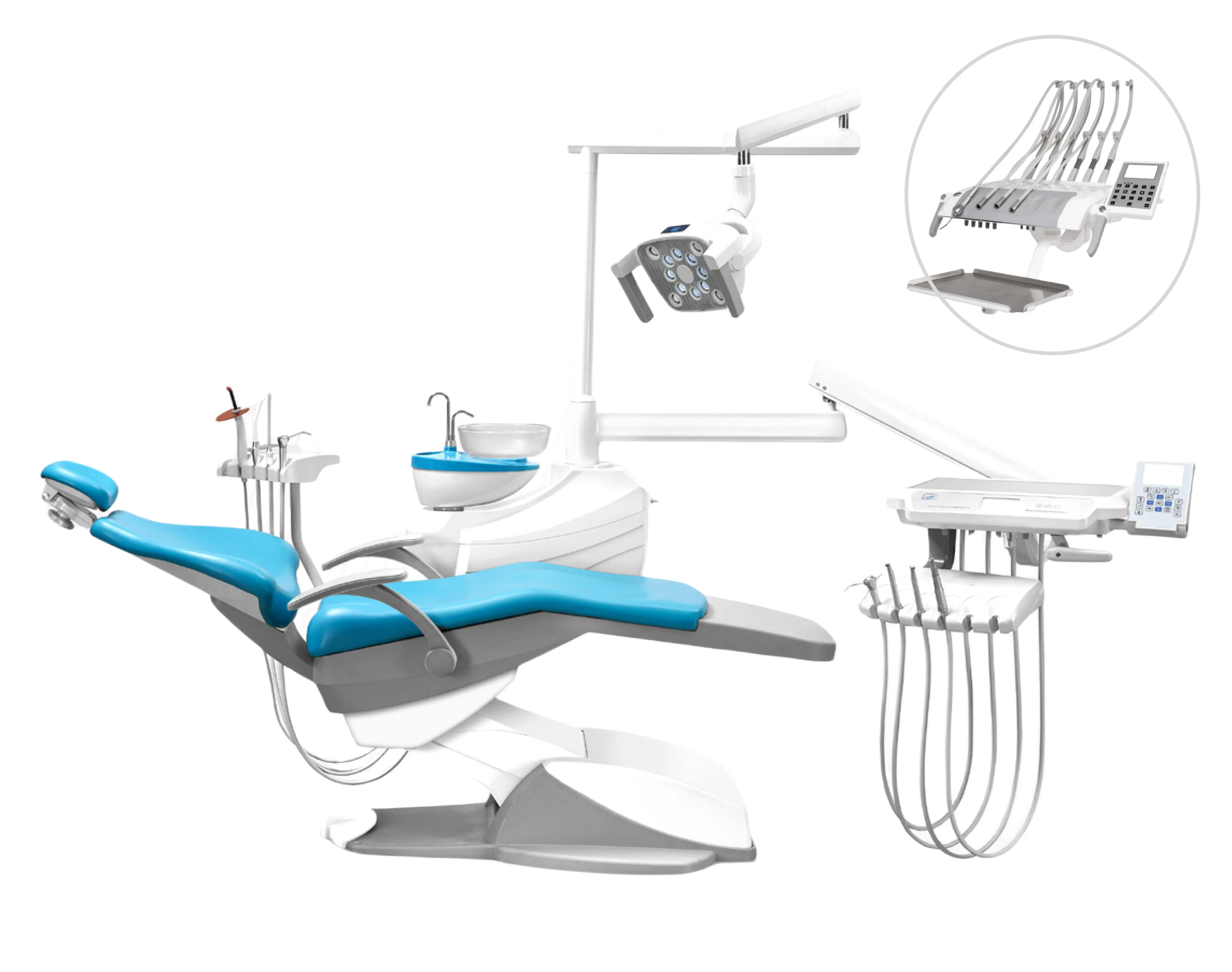 Wholesale Dental Chair Equipment KJ-916 with Luxury Assistant Control System for Hospitals