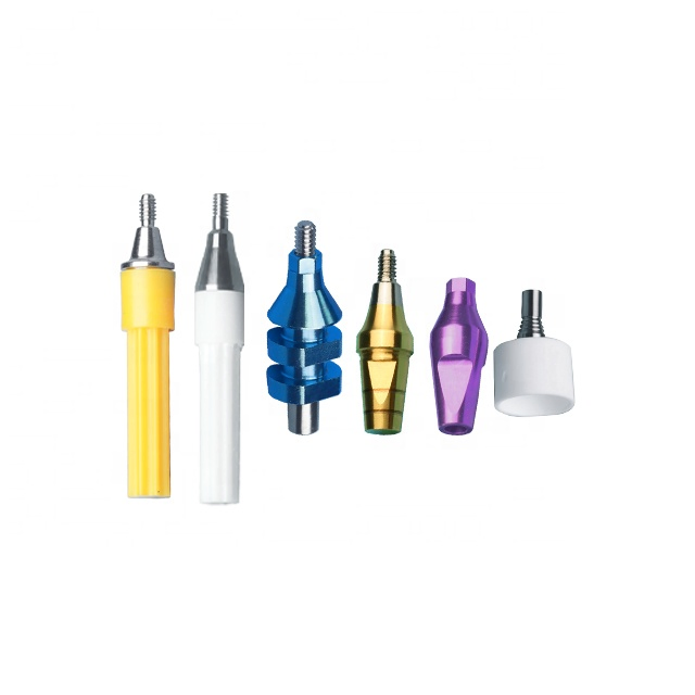 Customizable Titanium Dental Implants with Reverse Taper Straight Taper Design