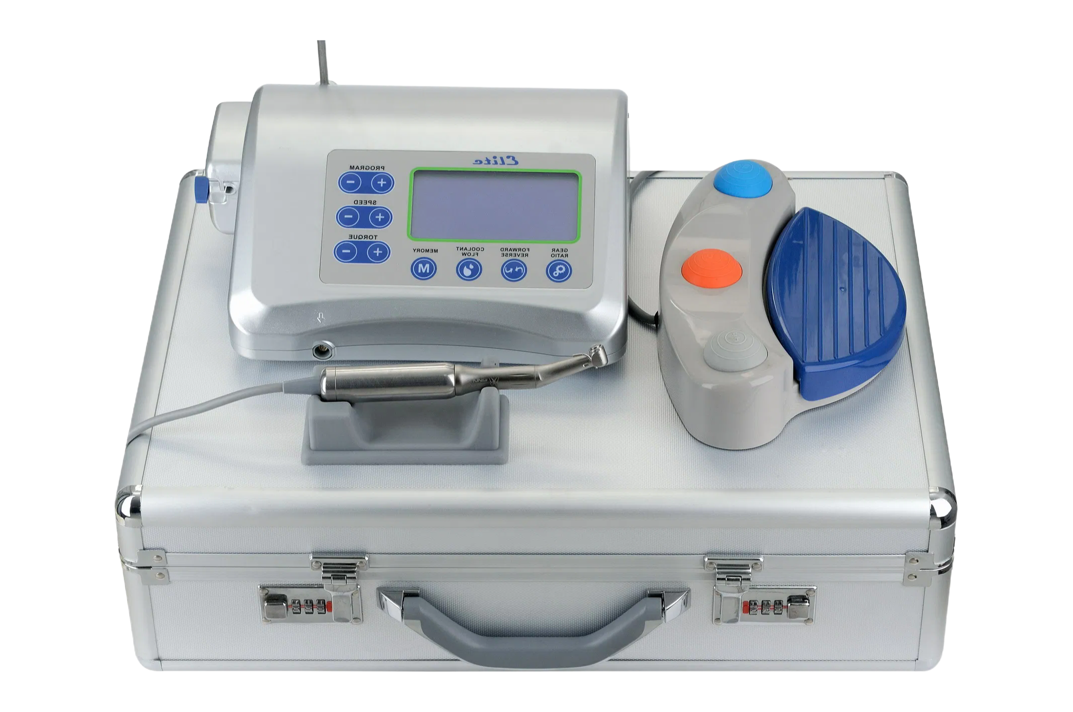 Multifunctional Dental Implant Device with Foot Switch and 30000RPM Speed Range